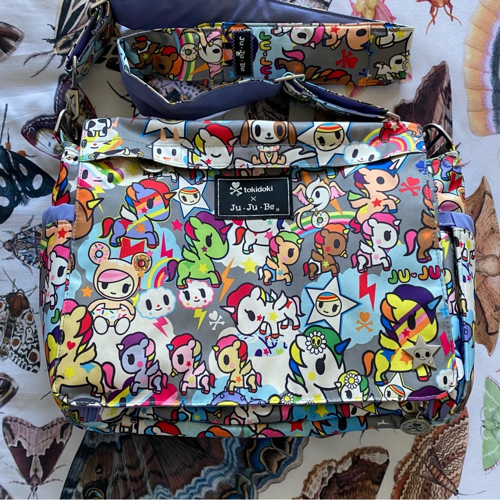 Tokidoki JuJuBe Better Be Unikiki Messenger or Baby Bag